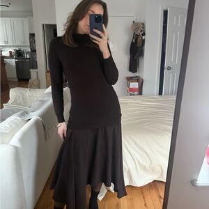 Massimo Dutti Turtleneck Dress